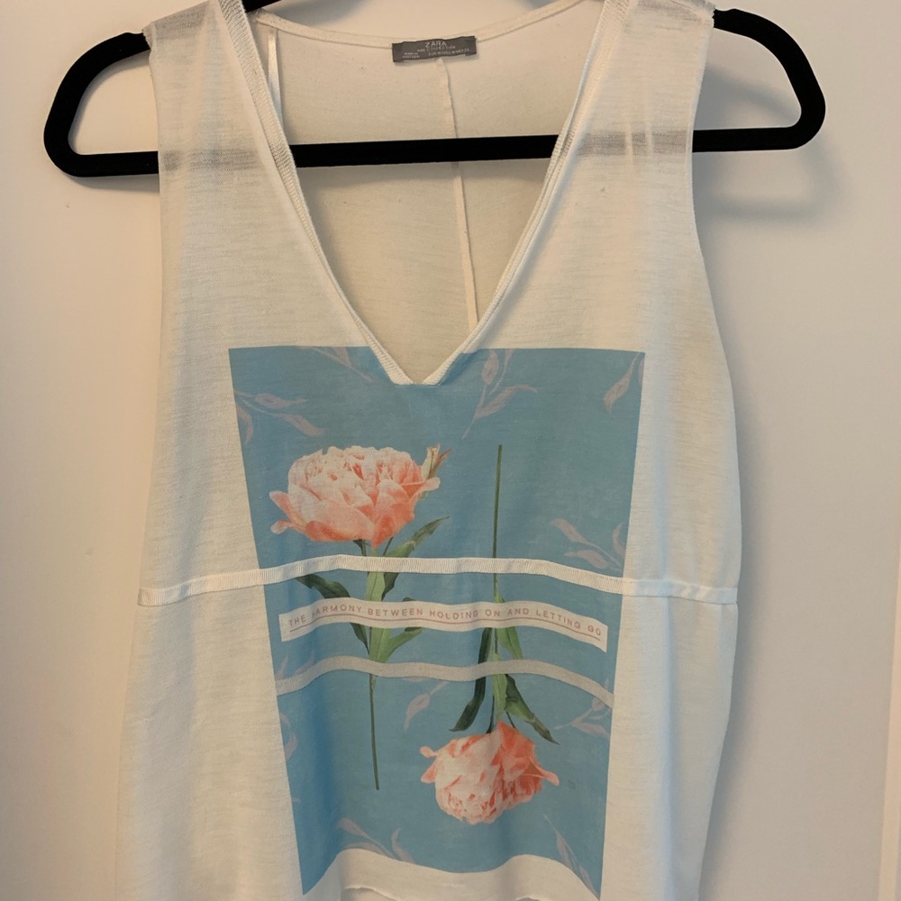 Zara flower top